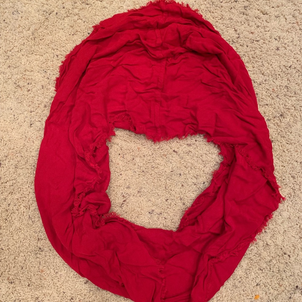 Red Infinity scarf